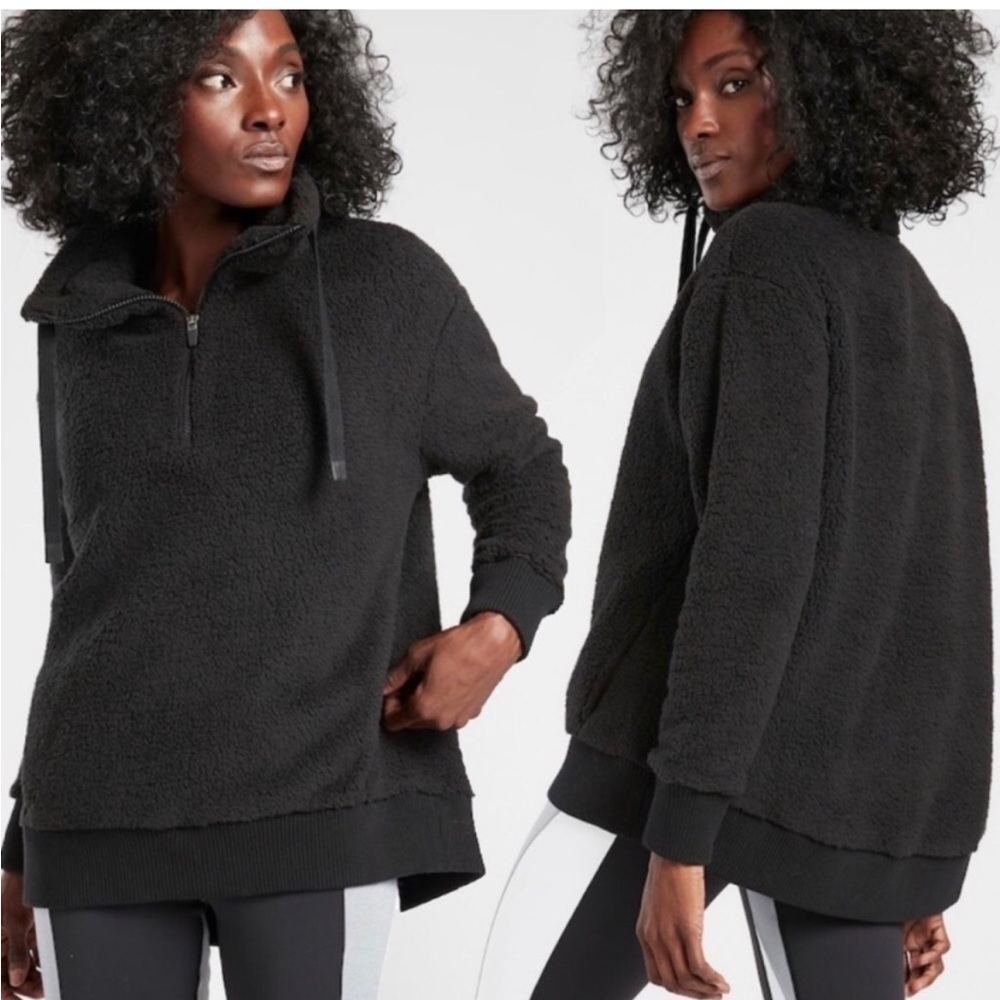 Athleta Talus Half Zip Sherpa